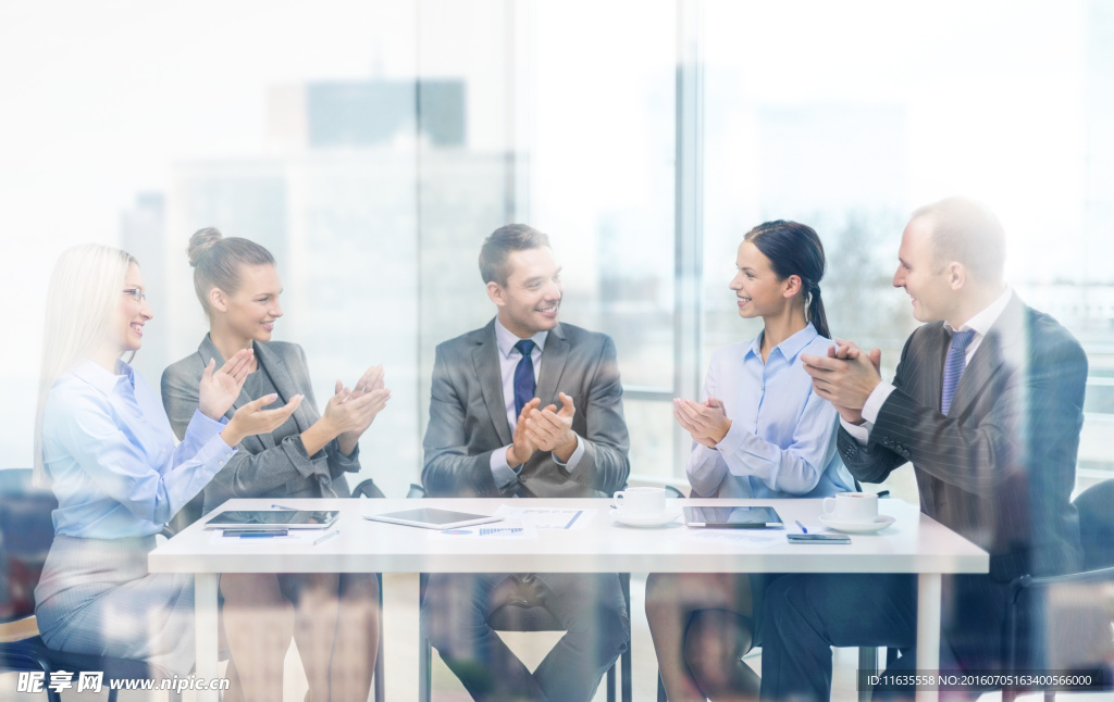 商务会议的人物