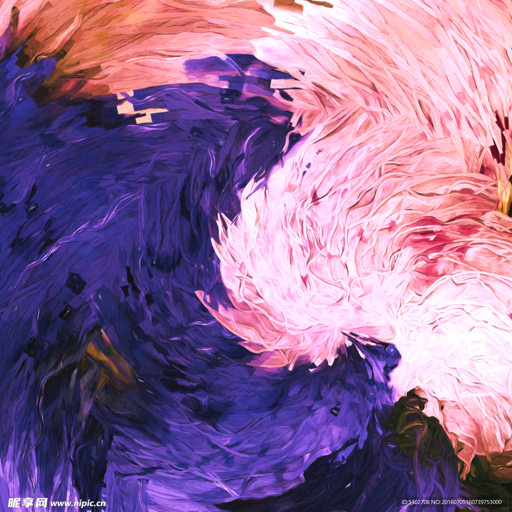 抽象油画  未分层