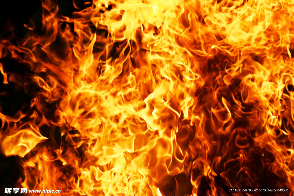 燃烧的烈焰大火