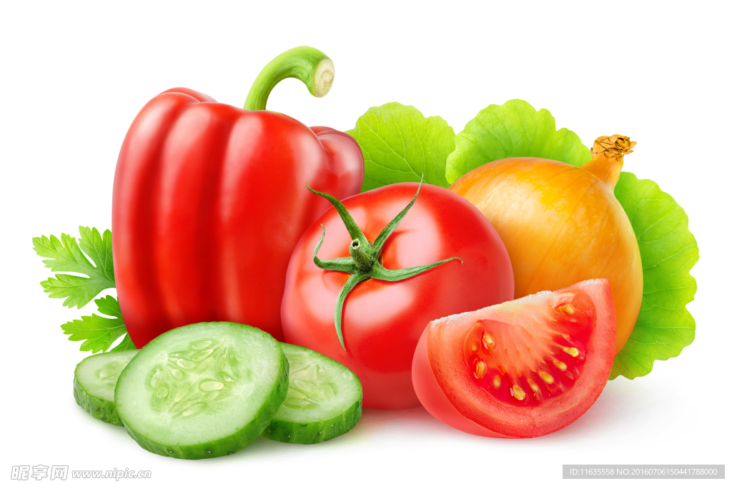 新鲜美味的蔬菜