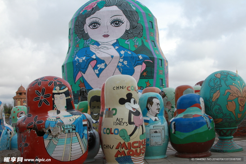 满洲里套娃广场