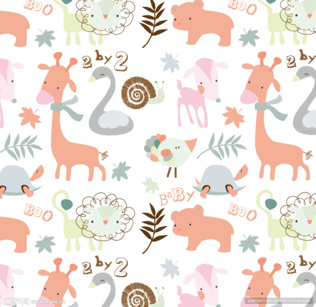 矢量图 野生动物