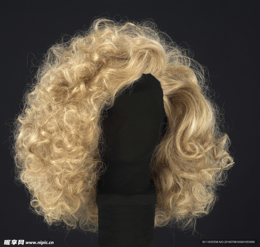 精美美女假发设计