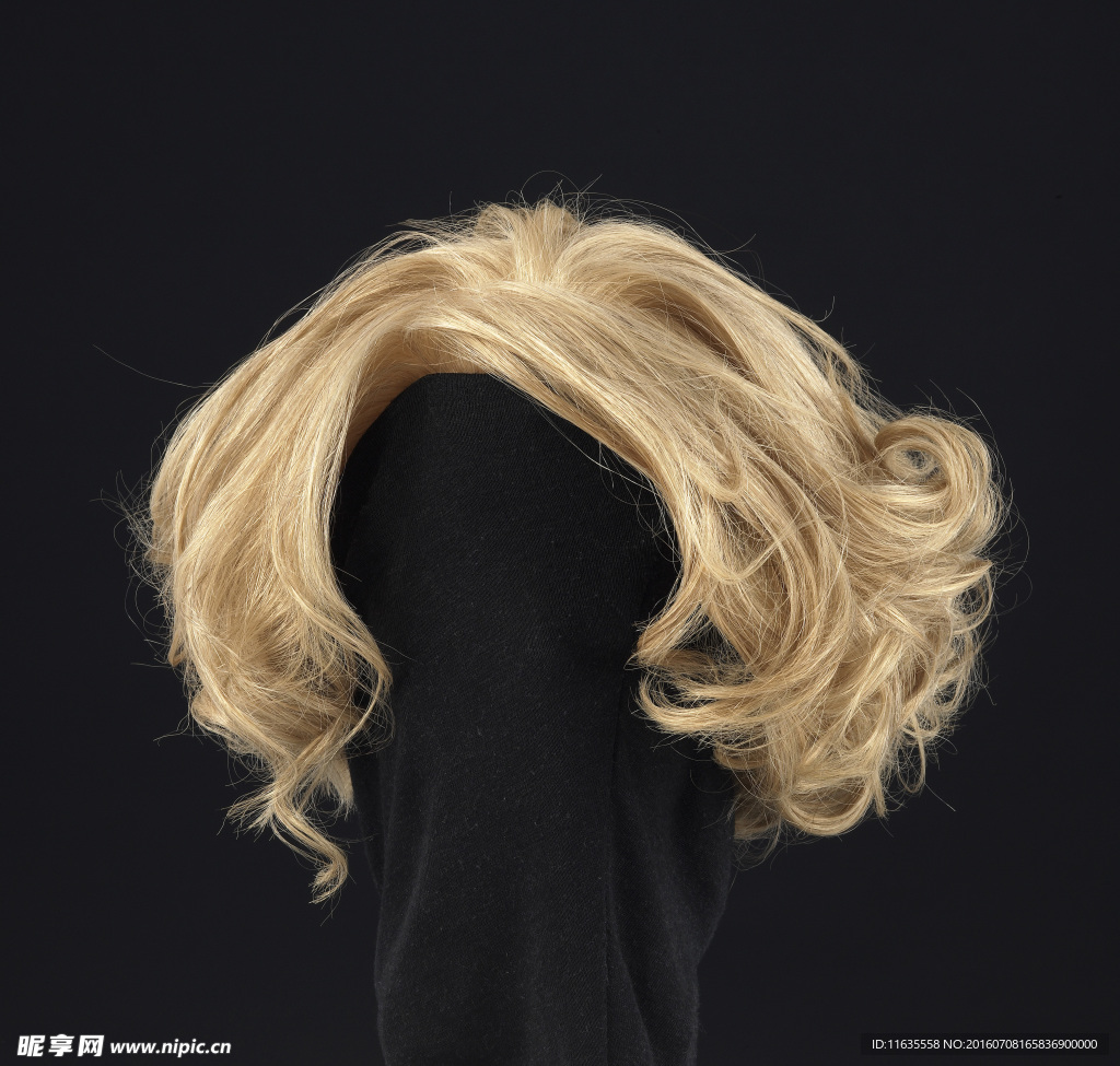 精美美女假发设计