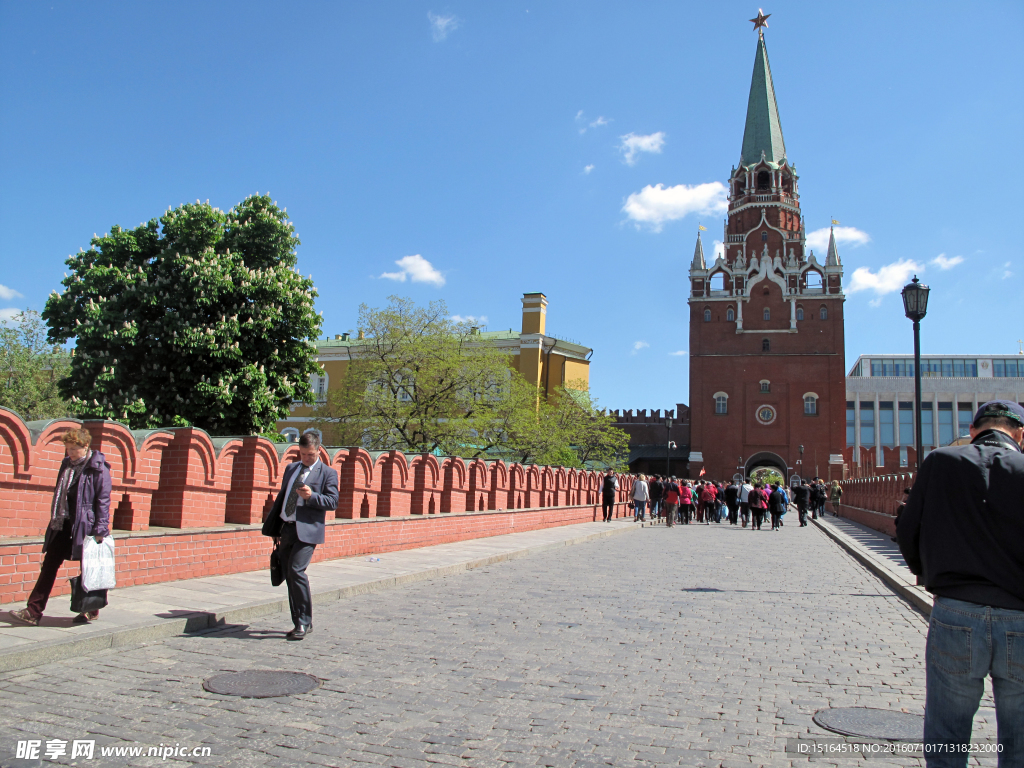 钟楼上的莫斯科红星