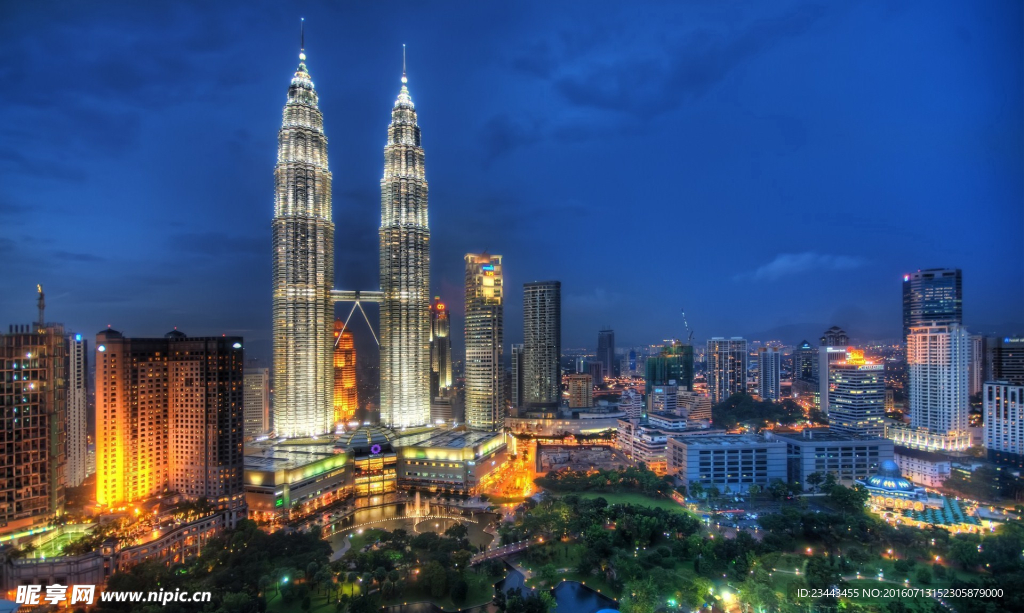 城市夜景  繁华都市