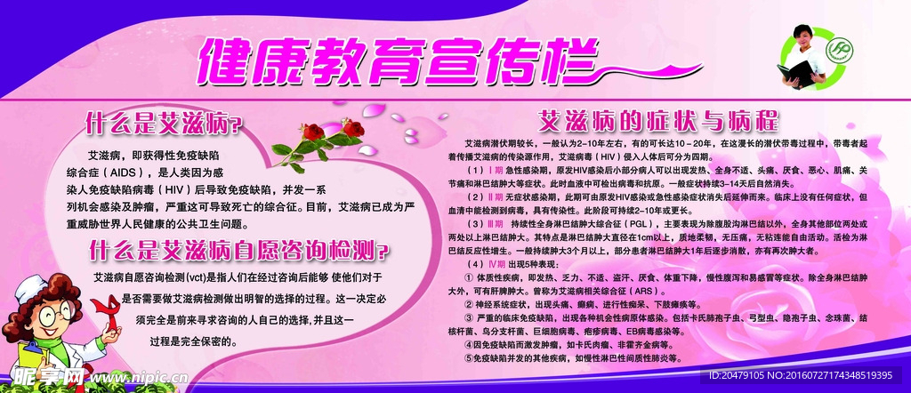 艾滋病宣传栏