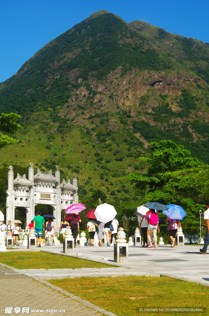 宝莲禅寺 大屿山风光