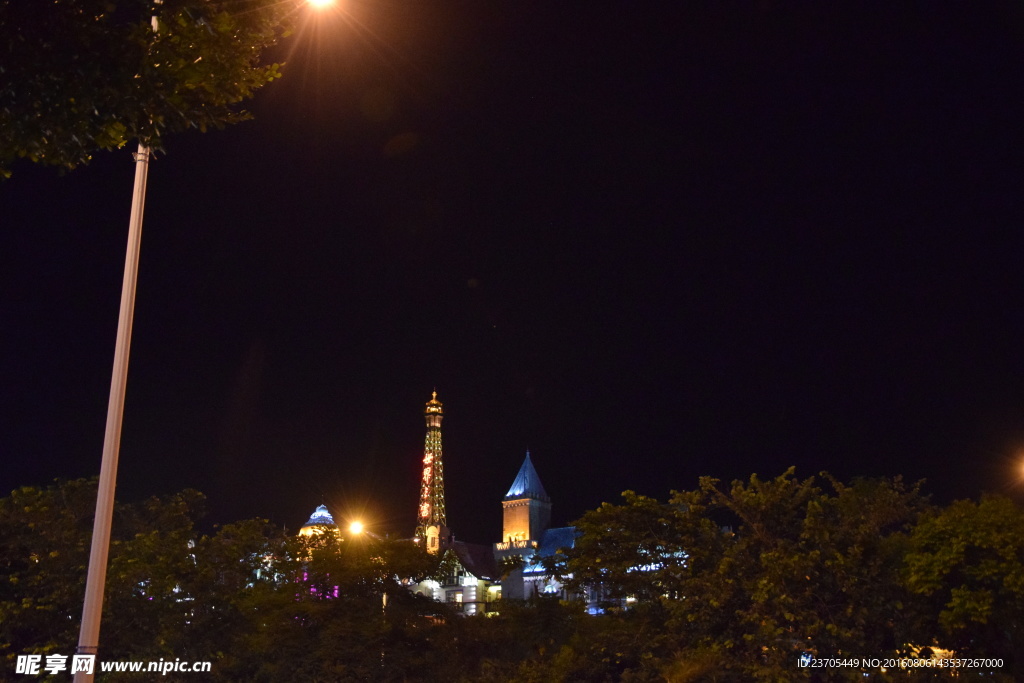 深圳世界之窗夜景