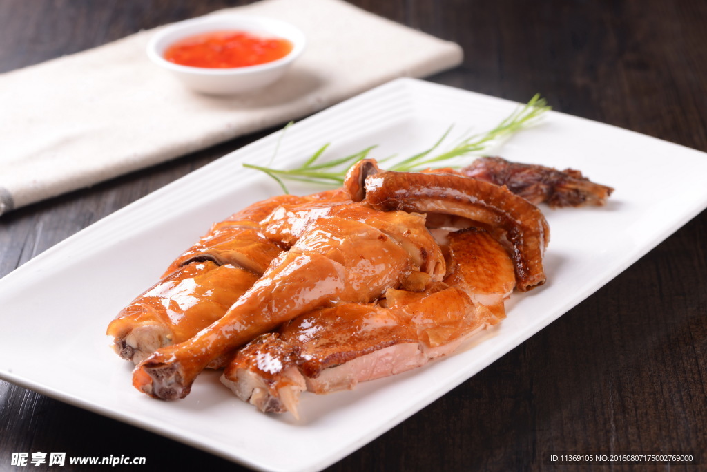 蒜香脆皮吊烧鸡