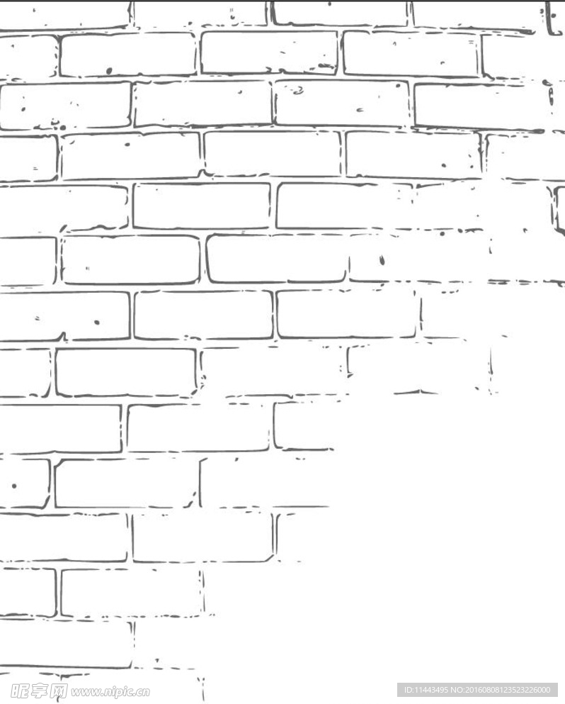 砖墙背景矢量