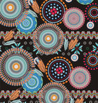 民族风圆形花纹图