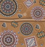 民族风花纹几何图