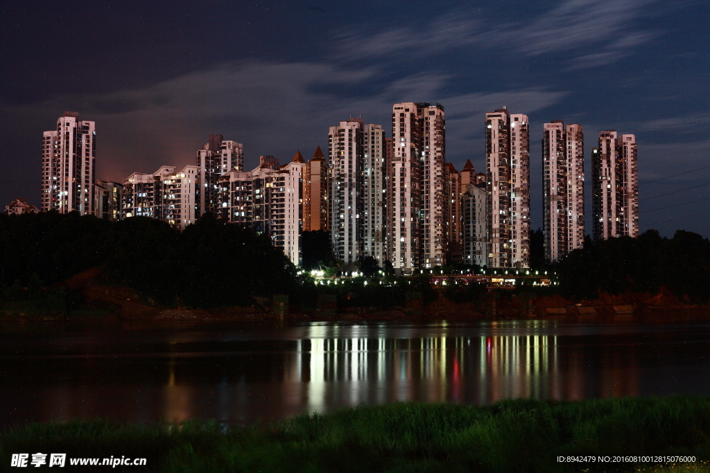 夜景 江景 摄影