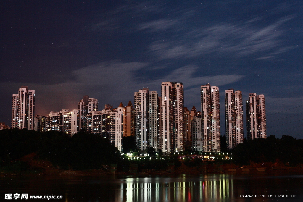 夜景 江景 摄影