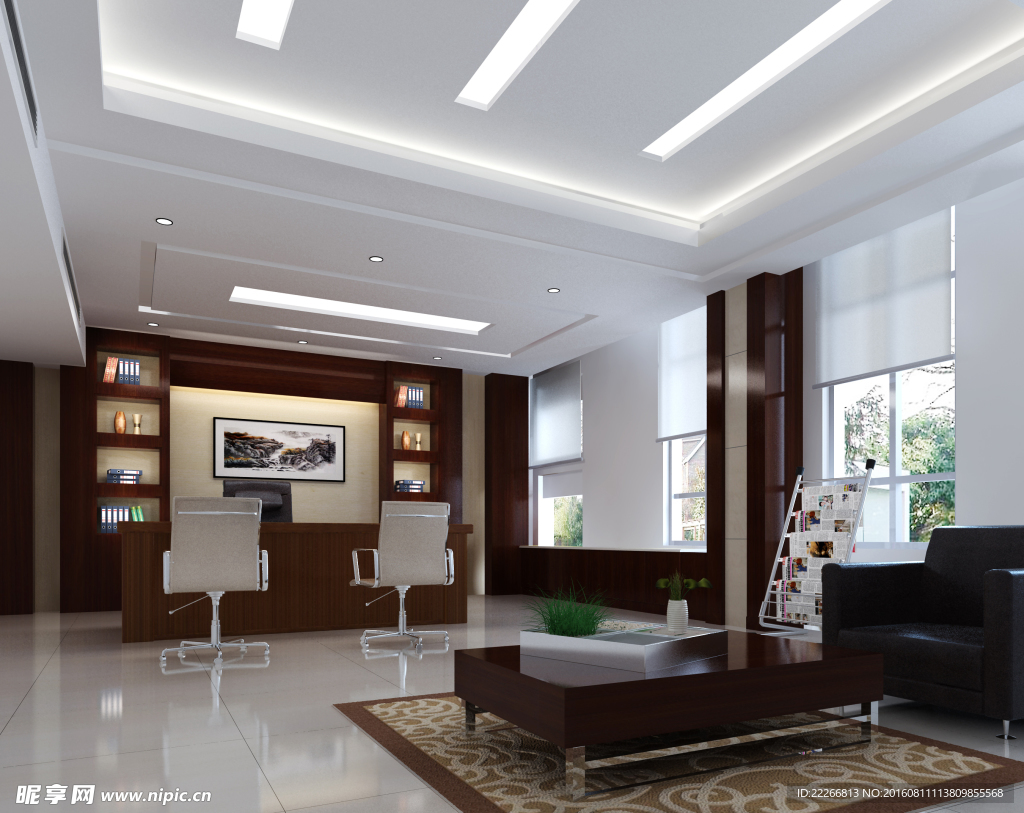 办公室装修效果图