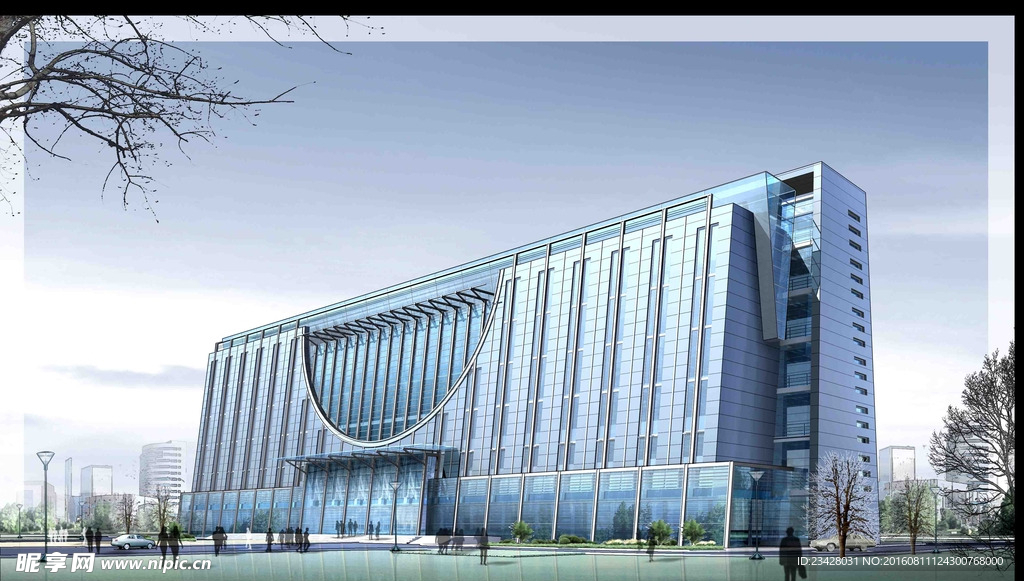 办公楼 建筑效果图