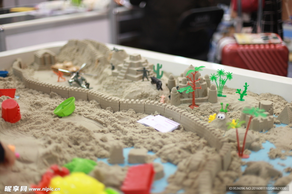 玩具沙图片