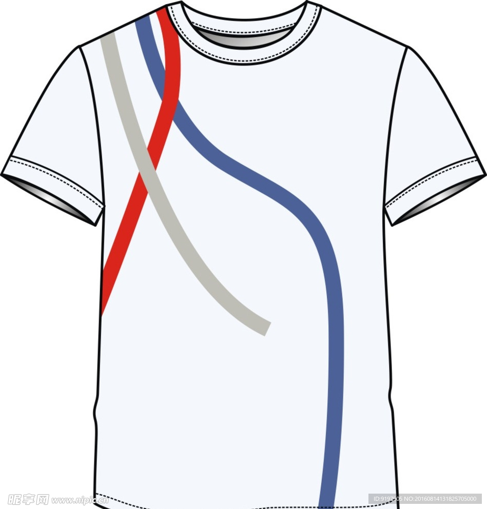 T恤设计图 服装设计 印花图案