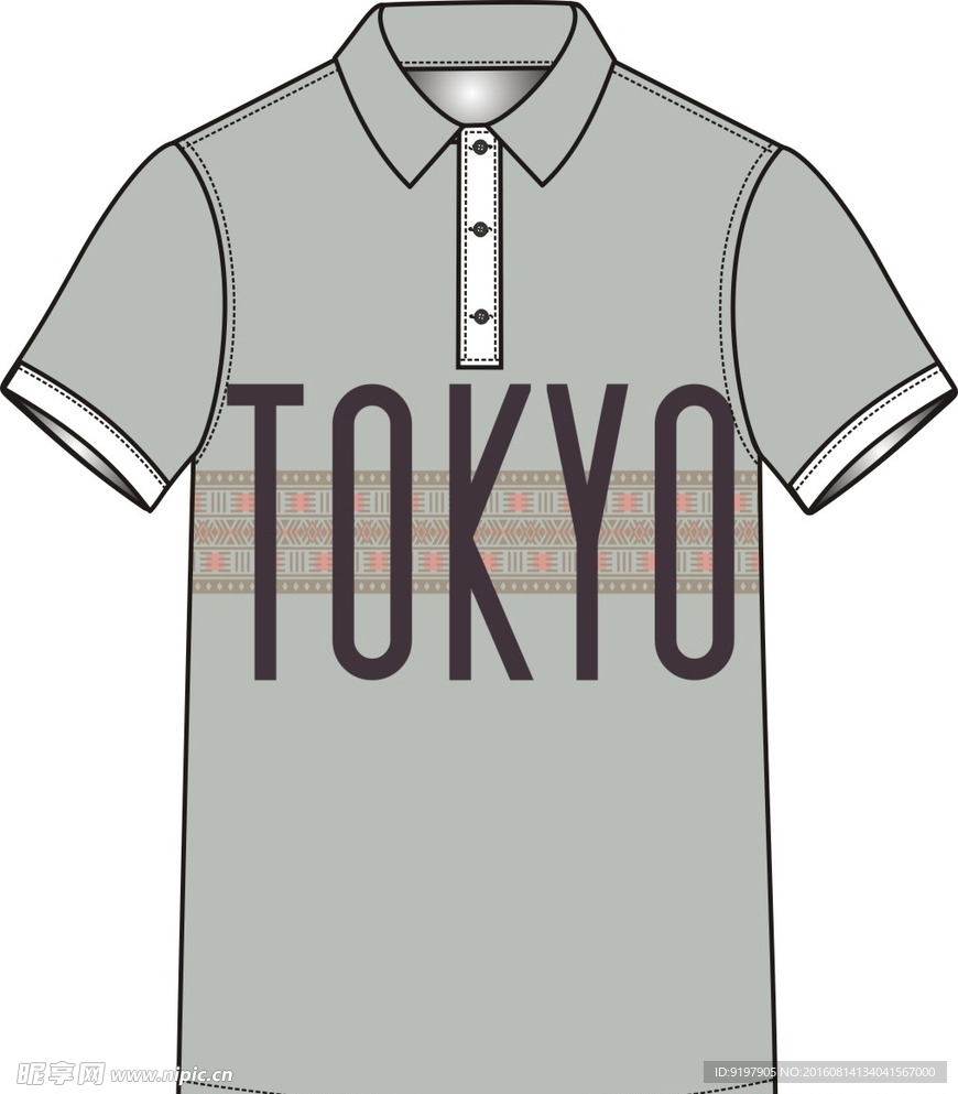 T恤设计图 服装设计 印花图案