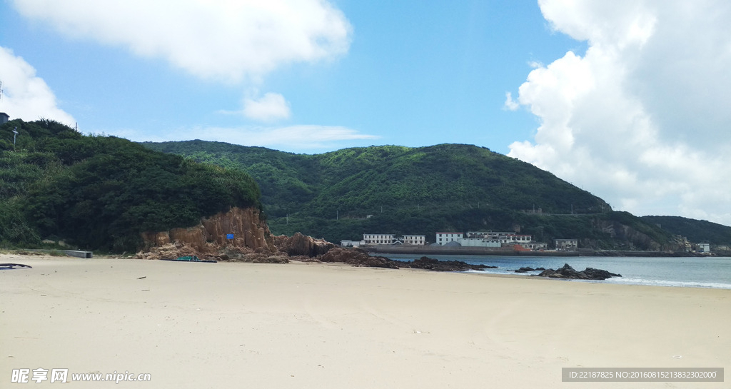 舟山嵊泗列岛南长涂沙滩