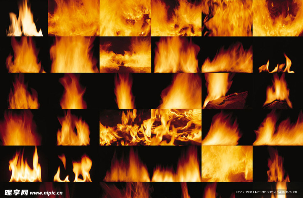 超酷的燃烧火焰效果笔刷