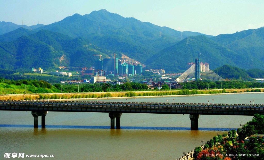 城市江河 桥梁建筑