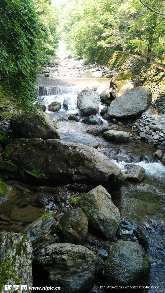 神农架溪流风景摄影