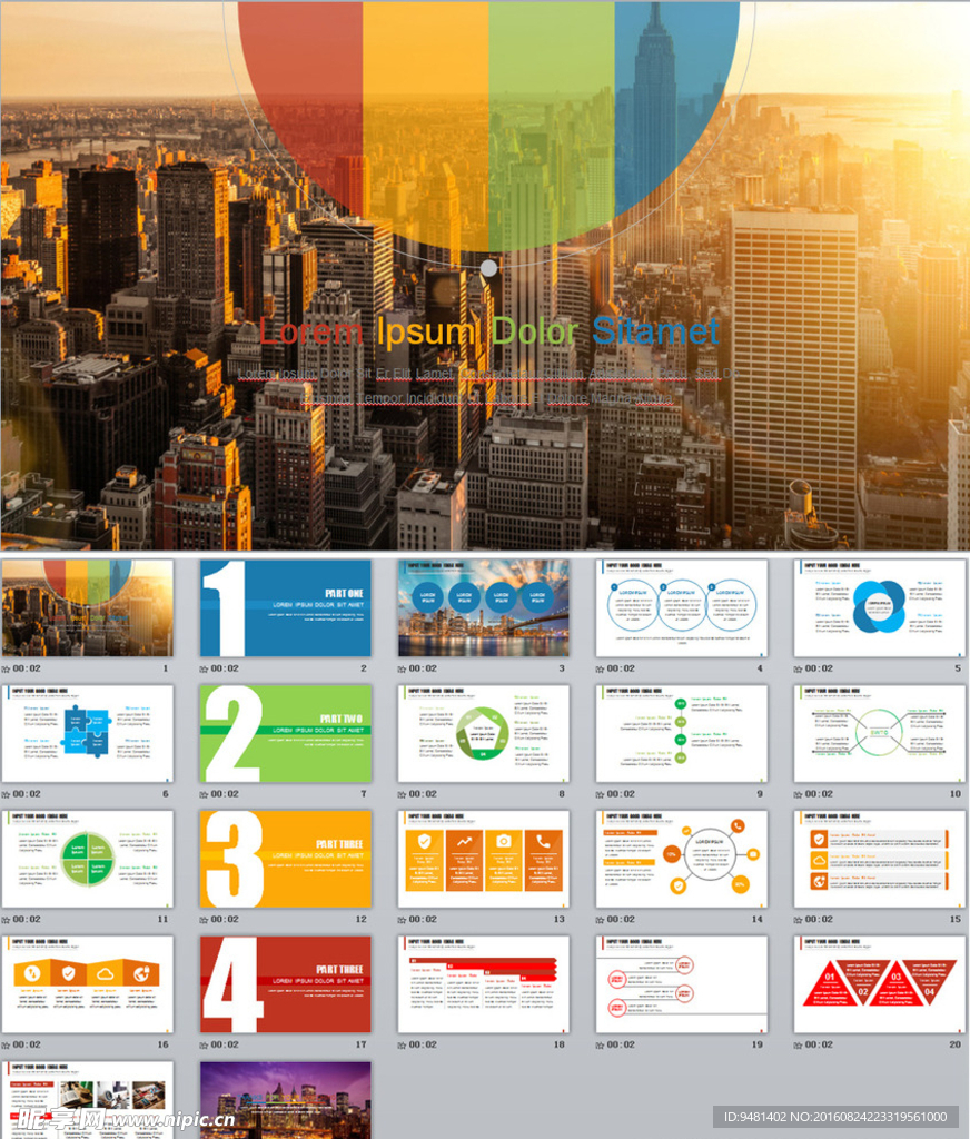 城市商务汇报ppt