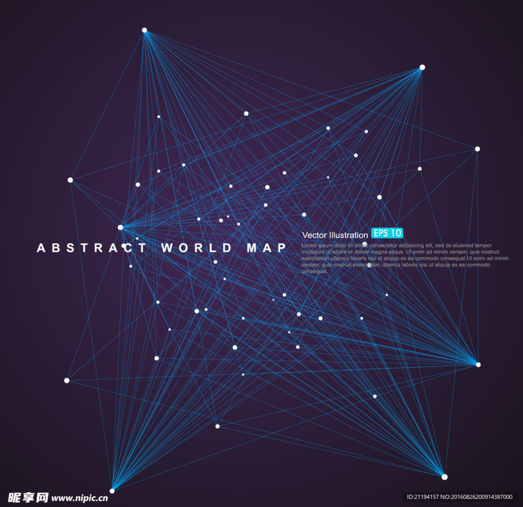 点线抽象背景图片