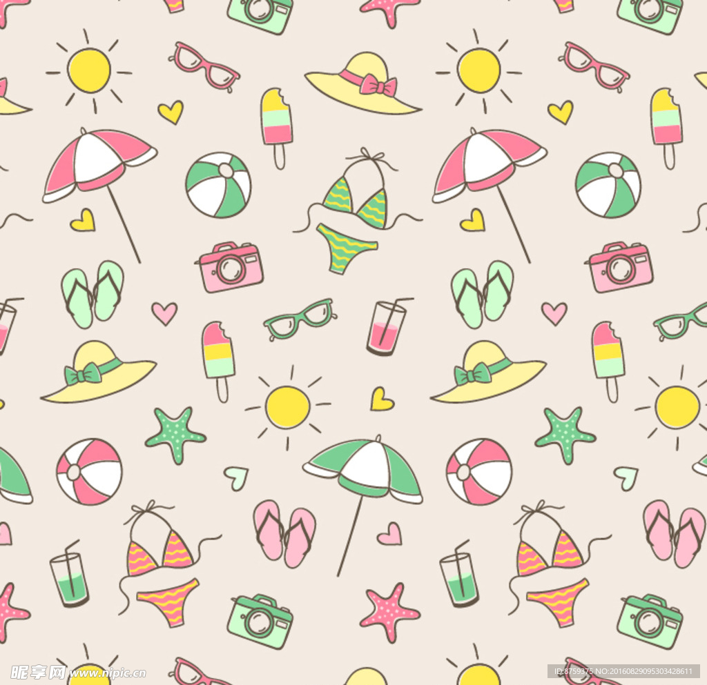 矢量图 日常元素 生活元素