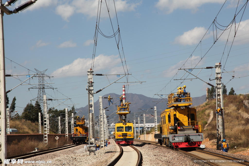 铁路接触网施工作业