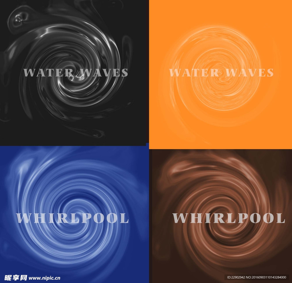 漩涡 动感 水波