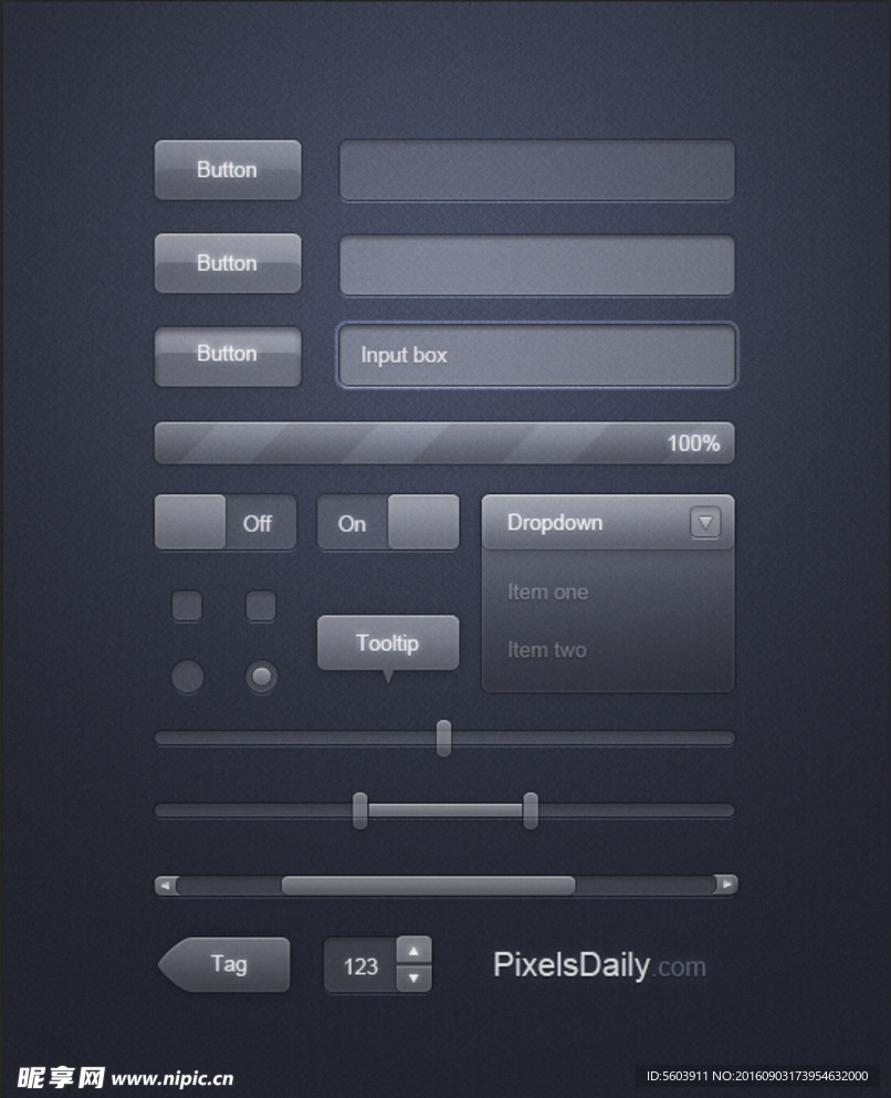 半透明按钮 进度条