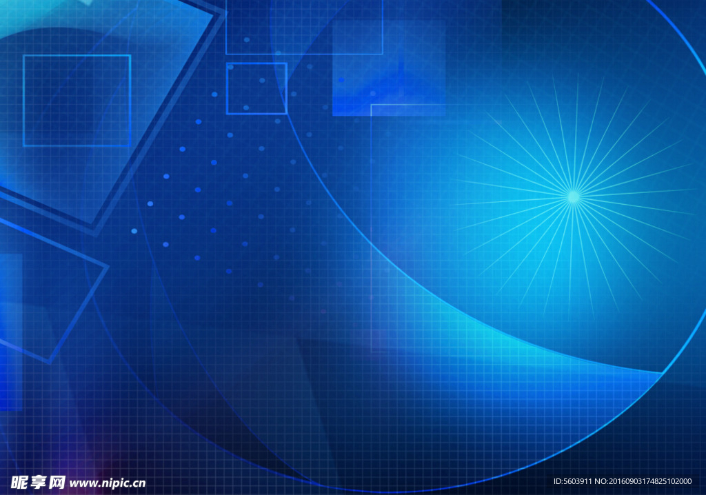 蓝色科技背景
