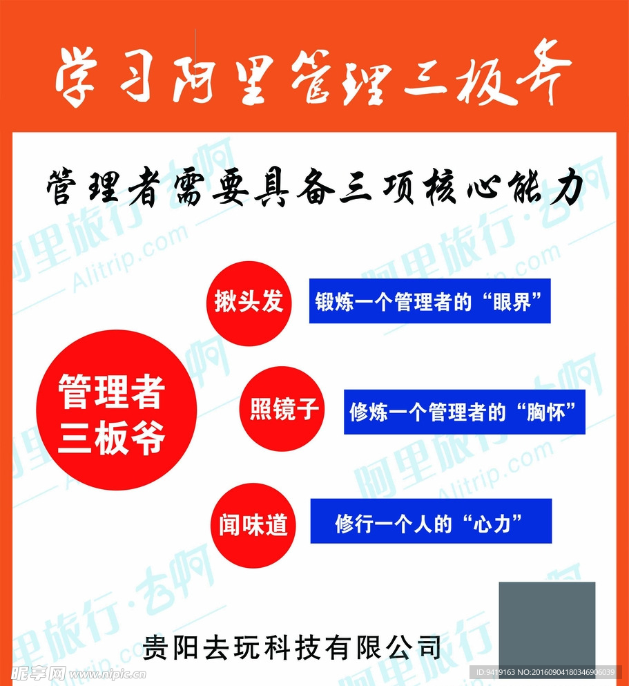 阿里企业文化展板