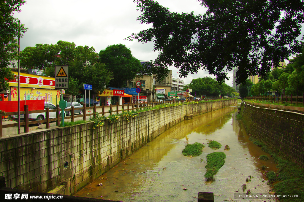 城市河流 园林绿化
