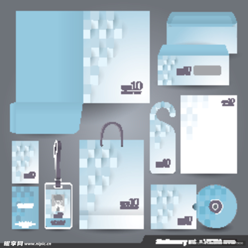 VI设计 光盘 包装袋