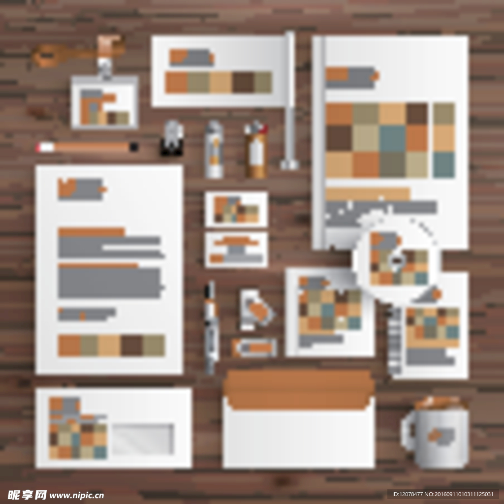 VI设计 光盘 包装袋