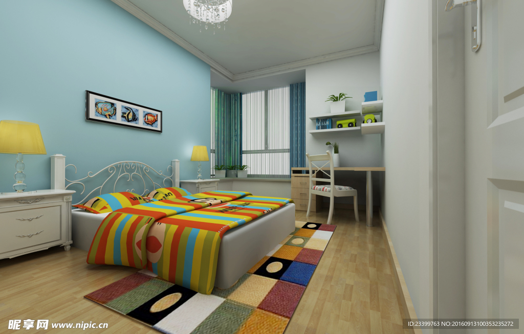 儿童房效果图