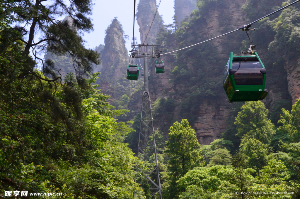 缆车 张家界