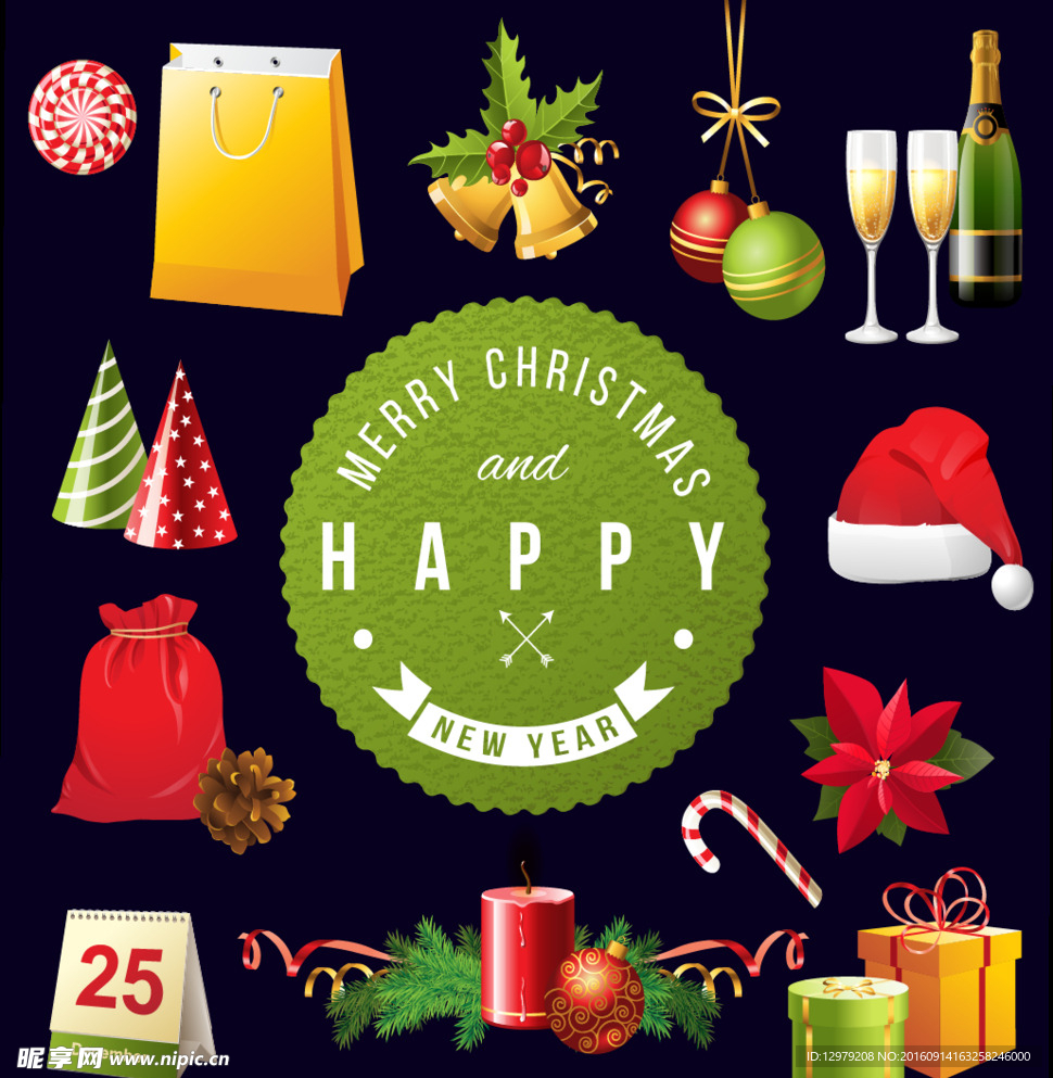 圣诞元旦素材