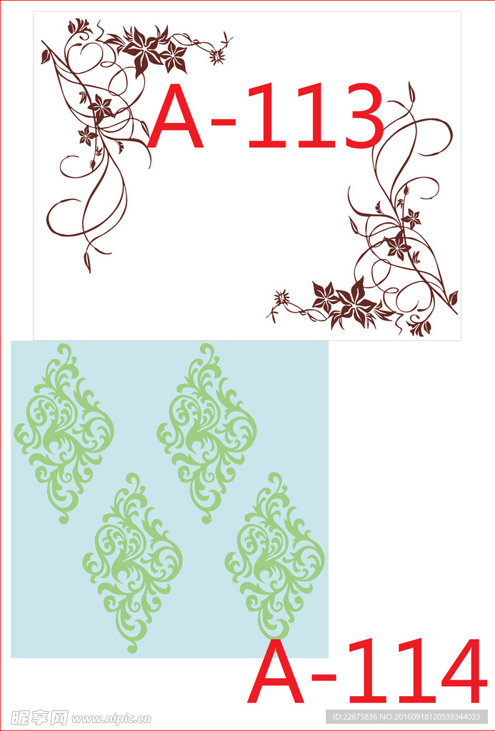 硅藻泥图矢量图