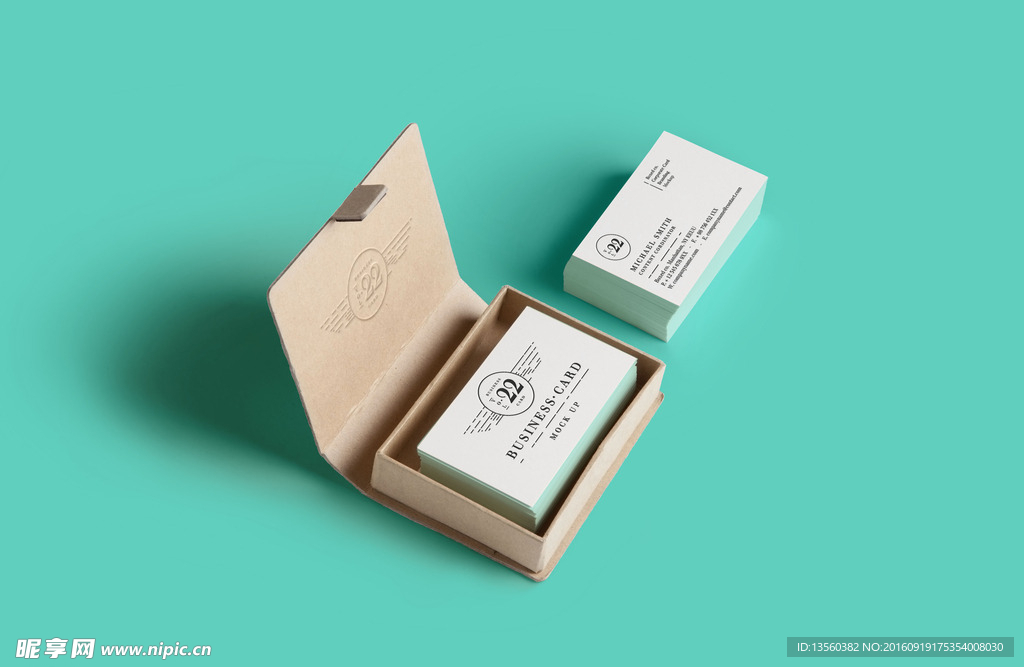 名片样机 效果图