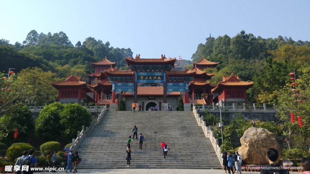 广州南沙天后宫 广东古建筑