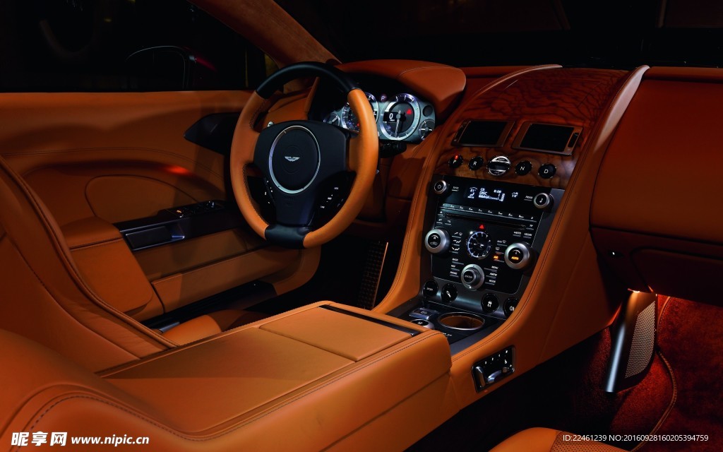 豪华汽车内饰图