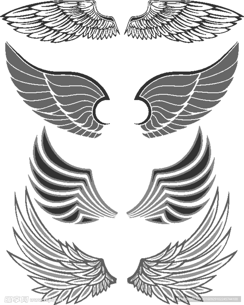 矢量翅膀