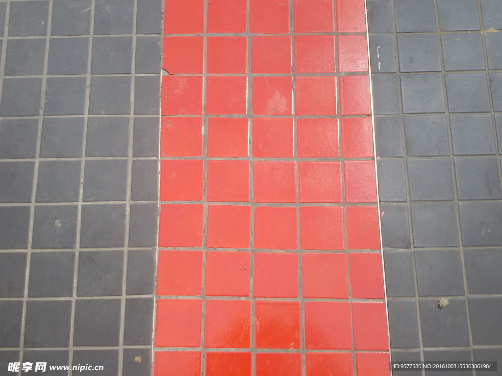 红色地砖