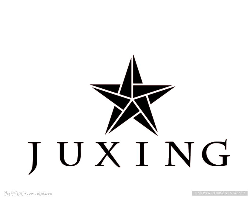 星星形象logo设计