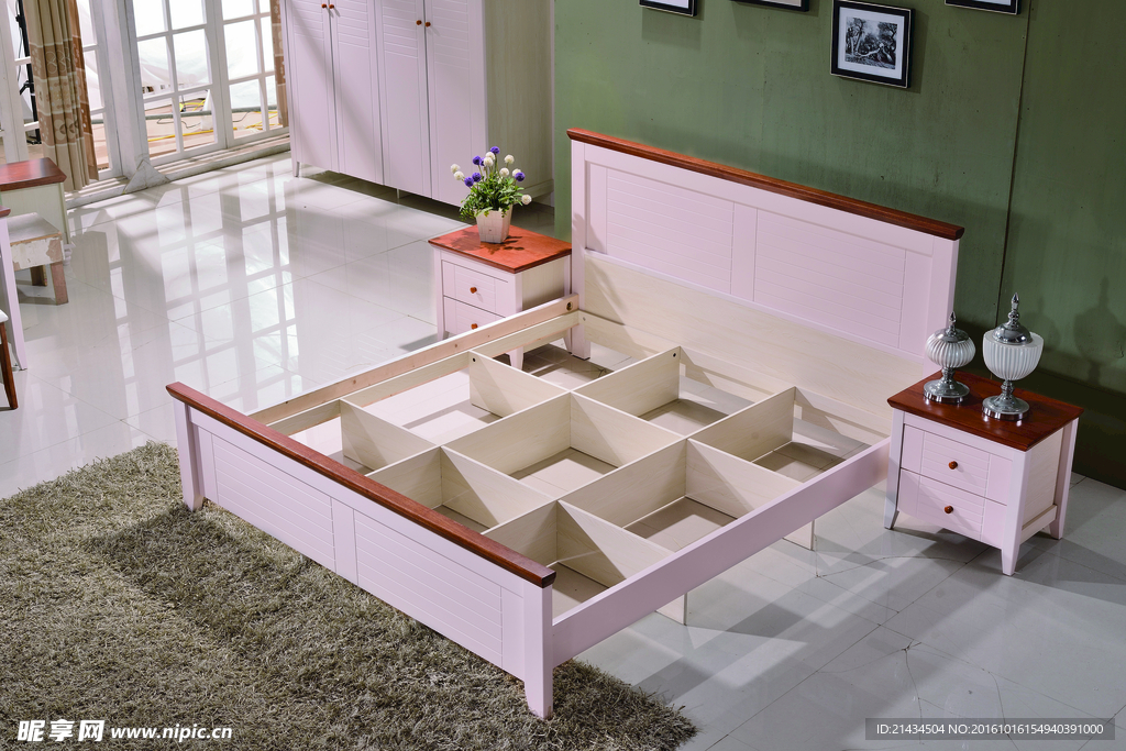 实木床内部结构